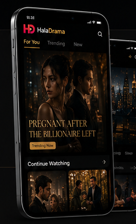 HalaDrama mobile app mockup
